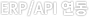 ERP/API 연동